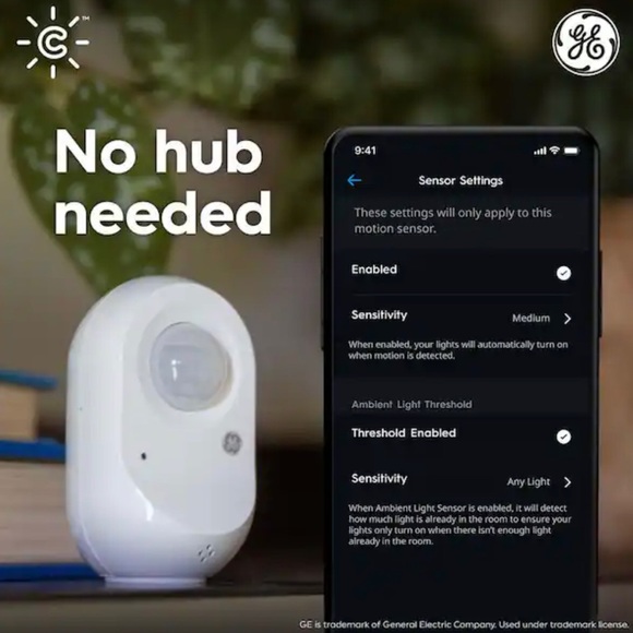GE Lighting CYNC Smart Wire-Free Motion Sensor *NEW* - Picture 4 of 8